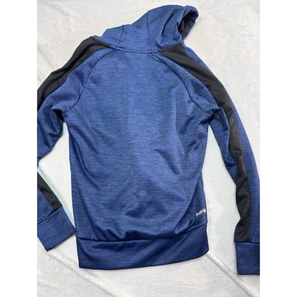 Spyder Active Hoodie Men's Blue /Black 1/4 Zip Pullover Long Sleeve Small PROW B - Picture 9 of 9
